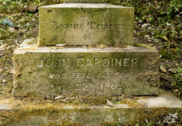 GARDINER John 1903 inscription
